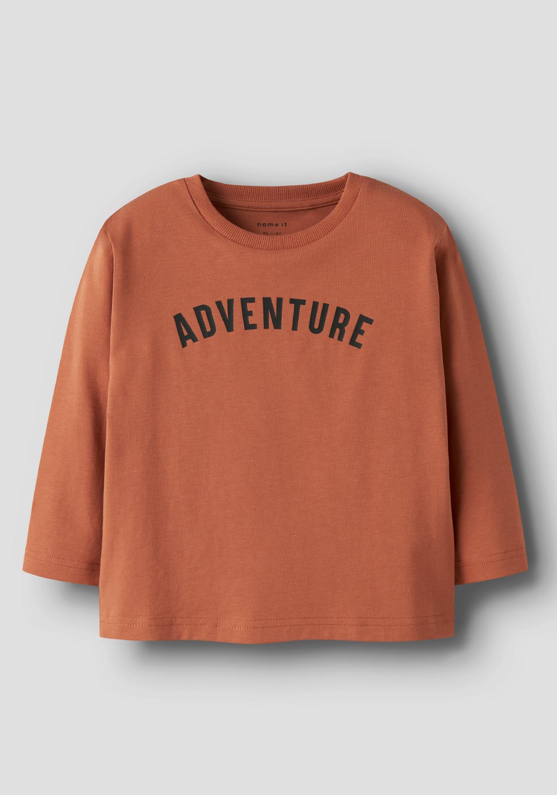 Name It Mini Boy Moman Long Sleeve Top, Orange