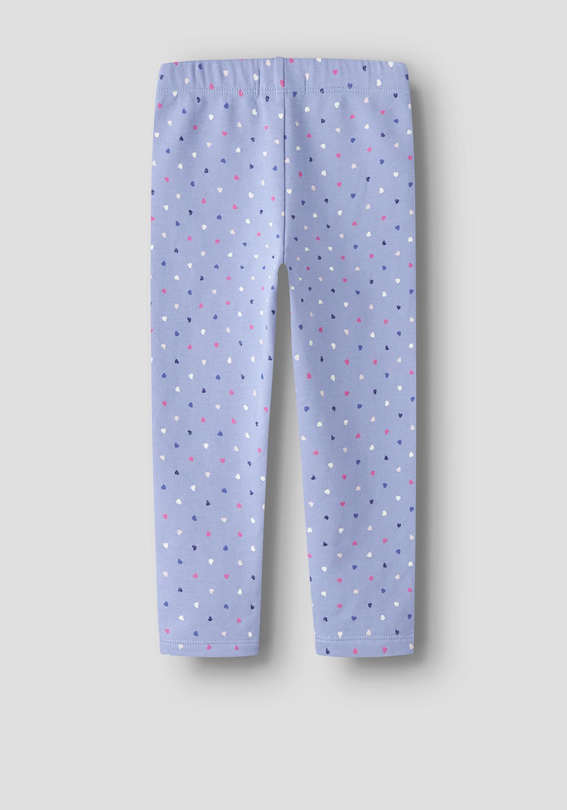 Name It Mini Girl Ena Heart Leggings, Purple