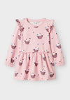 Name It Mini Girl Naya Cupcake Sweater Dress, Pink
