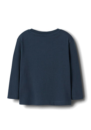 Name It Mini Girl Votea Long Sleeve Top, Navy