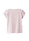 Name It Mini Girl Foil Butterfly Short Sleeve Tee, Pink