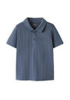Name It Mini Boy Fen Short Sleeve Polo, Blue