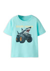 Name It Mini Boy Voto Shark Short Sleeve Tee, Blue