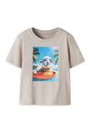 Name It Mini Boy Voto Sheep Short Sleeve Tee, Beige