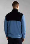 Napapijri Anderby Full Zip Contrast Fleece, Blue Horizon