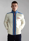 Napapijri Anderby Full Zip Contrast Fleece, Whitecap Grey