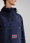 Napapijri Rainforest Windbreaker Jacket, Dark Blue