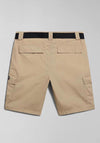 Napapijri Smith Bermuda Shorts, Beige Cornstalk