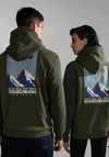 Napapijri Telemark Back Graphic Hoodie, Green Depths