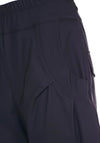Naya Tuck Cuff Casual Trouser, Black