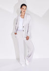 Naya Knit Trim Waist Wide Leg Trouser, Sand