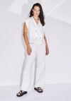 Naya Double Breasted Waistcoat, Cream