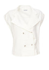 Naya Double Breasted Waistcoat, Cream