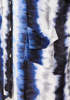 Naya Watercolour Printed Dip Hem Shirt, Navy