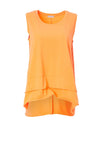 Naya Longline Tier Tank Top, Nectarine