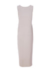 Naya Jersey Side Slit Midi Dress, Mink