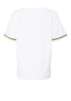 Naya Graphic Printed T-Shirt, White & Kiwi