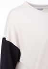 Naya Colour Block Sweatshirt, Sand