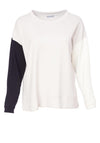 Naya Colour Block Sweatshirt, Sand