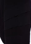 Naya Jersey Mesh Sleeve Tunic Dress, Black