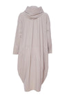 Naya Tulip Hemline Hooded Mac Coat, Mink