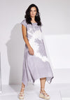 Naya Tie Dye Placement Print Midi Dress, Mink