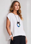 Naya Short Sleeve T Shirt, White