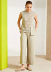 Naya Wide Leg Trousers, Light Sage