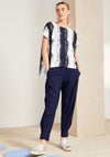 Naya Cuffed Trousers, Navy
