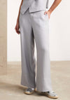 Naya Tailored Wide Leg Trousers, Light Grey