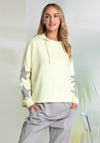 Naya Star Printed Hoodie, Lemon Yellow