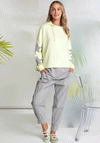 Naya Cuffed Leg Trousers, Grey