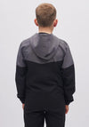 Diesel Boys Nate Windbreaker Long Sleeve Jacket, Black