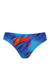 Naturana Beachwear Print Bikini Brief, Blue