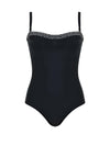 Naturana Beachwear Moulded Cup Swimsuit, Black