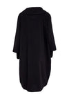 Naya Hooded With D-Ring Pocket Trimmed Coat, Black
