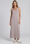 Naya Pocket Detail Basic Jersey Dress, Grey