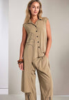 Naya Placement Print Shirt, Tan
