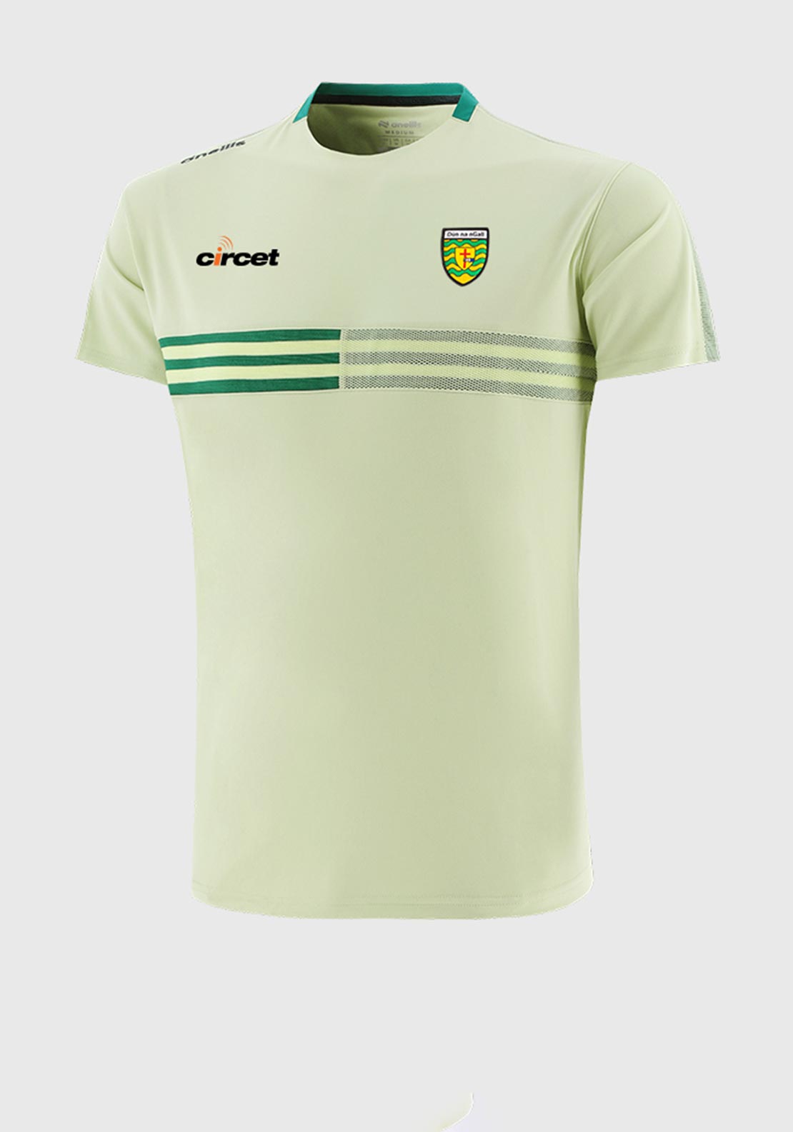 O’Neills Donegal GAA Nepal 060 T-Shirt, Lime Green
