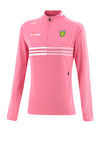 O’Neills Kids Donegal GAA Nepal 184 Half Zip Top, Pink