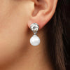 Dyrberg/Kern Nette Pearl Earrings, Silver