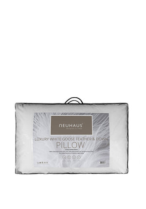 Neuhaus Pure Luxury White Goose Feather & Down Pillow