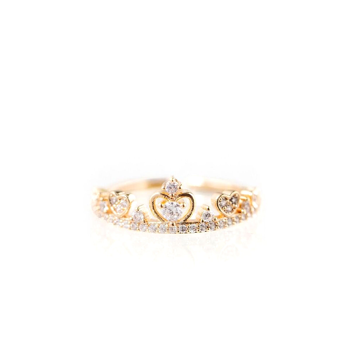 Newbridge Adjustable Crown Ring, Gold