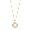 Newbridge Baguette Pendant Necklace, Gold
