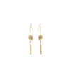 Newbridge Bird with Flower Earrings, Gold