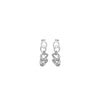 Newbridge Cascade Infinity Earrings, Silver