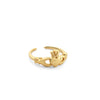 Newbridge Claddagh Adjustable Ring, Gold