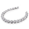 Newbridge CZ Link Bracelet, Silver