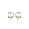 Newbridge Daisy Earrings, Gold