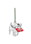 Newbridge Dog with Gift Christmas Tree Decoration
